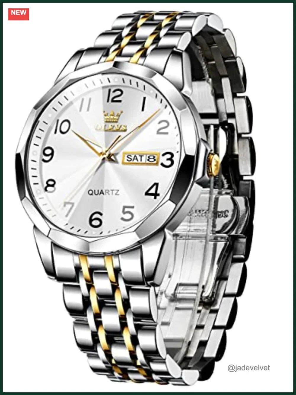 Luxury Dress Watch Women Men Stainless Steel Quartz Waterproof Luminous Date